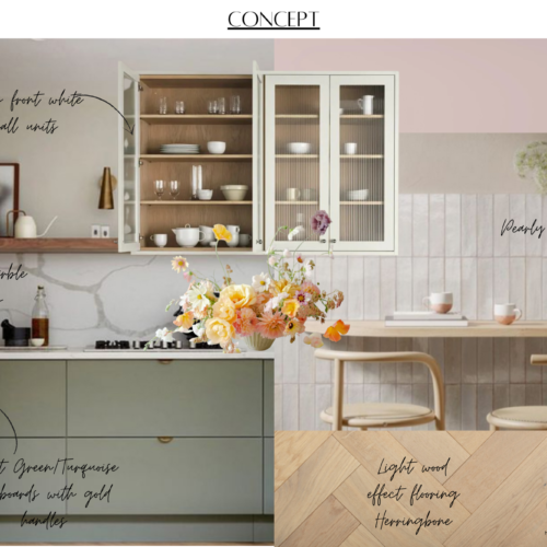 Concept mood board - Modern Kitchen with Character in Ashley Cross, Poole, Dorset