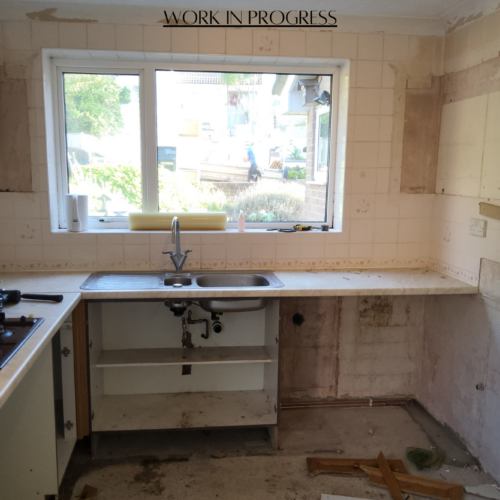 Before Image - Modern Kitchen with Character in Ashley Cross, Poole, Dorset