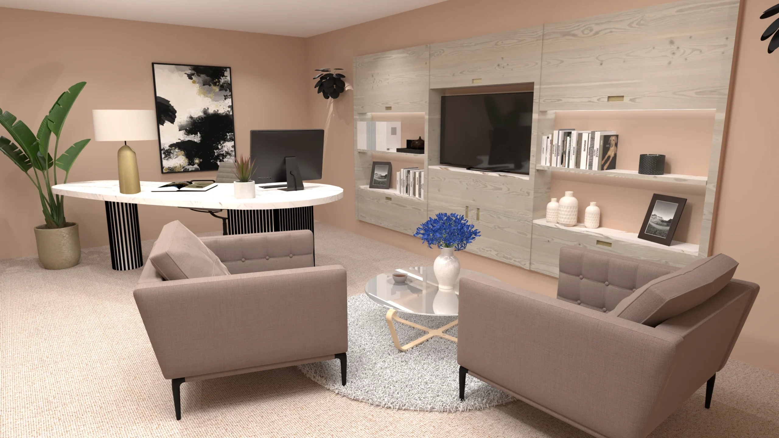 Feminine Office design