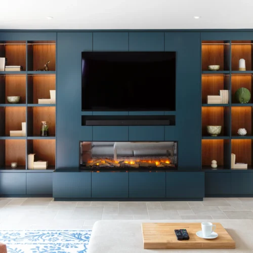 Bespoke Media Unit. Luxury Interior Design.